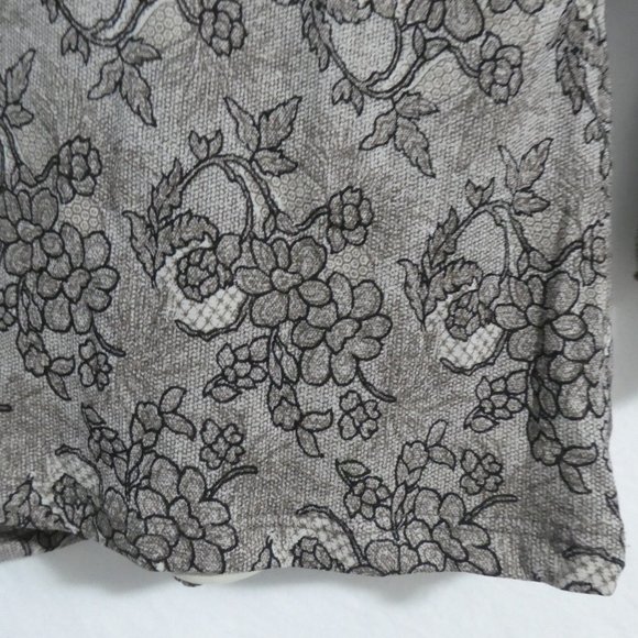 GEOFFREY BEENE | large | Floral Print V-Neck Blouse | Made In USA | NWOT - Picture 15 of 16